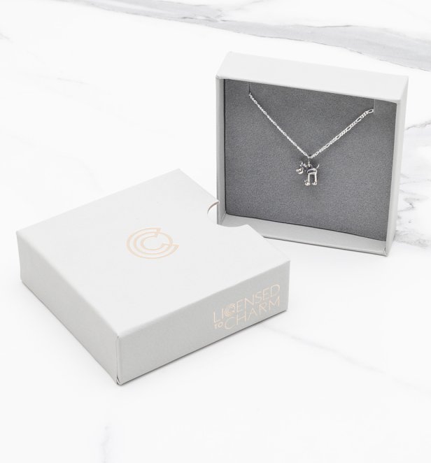 Sterling Silver Wallace And Gromit Gromit Necklace