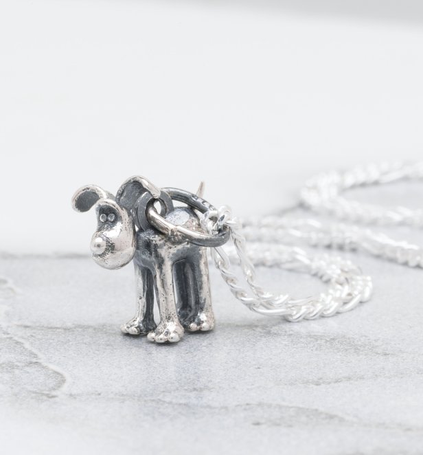 Sterling Silver Wallace And Gromit Gromit Necklace
