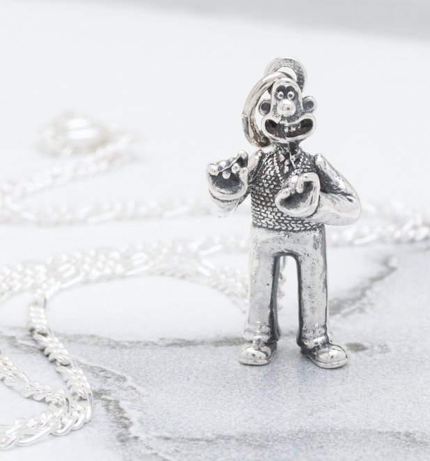 Sterling Silver Wallace And Gromit Wallace Necklace Sterling Silver Wallace And Gromit Wallace Necklace