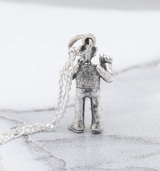 Sterling Silver Wallace And Gromit Wallace Necklace