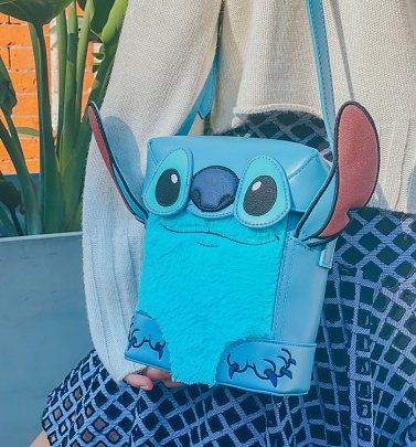 Stitch Face Lilo & Stitch Disney Crossbody Bag from Danielle Nicole Stitch Face Lilo & Stitch Disney Crossbody Bag from Danielle Nicole
