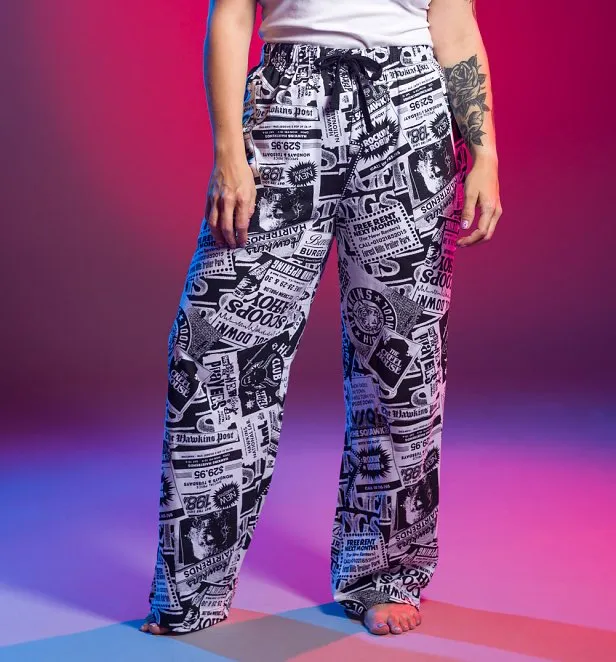 Stranger Things Adverts Montage Lounge Pants