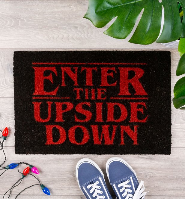 Stranger Things Enter The Upside Down Door Mat