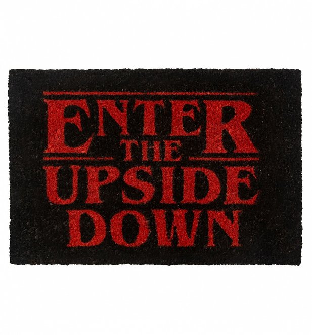 Stranger Things Enter The Upside Down Door Mat Stranger Things Enter The Upside Down Door Mat