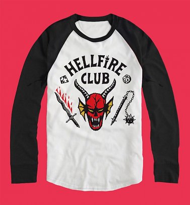Stranger Things Hellfire Club Baseball T-Shirt