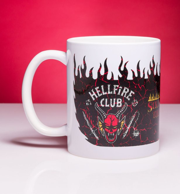 Stranger Things Hellfire Club Fireball Him Mug