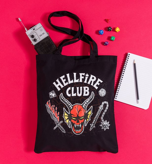 Stranger Things Hellfire Club Tote Bag