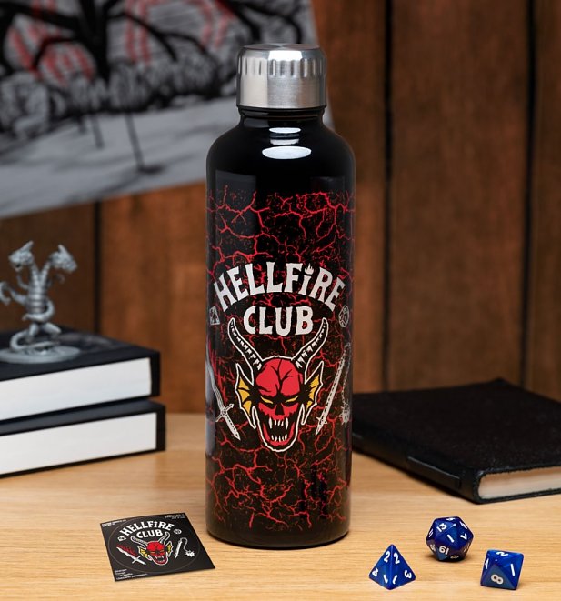 Stranger Things Hellfire Club Water Bottle