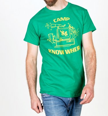 Stranger Things Inspired Camp Know Where Green T-Shirt Stranger Things Inspired Camp Know Where Green T-Shirt