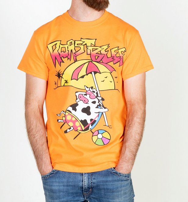 Stranger Things Inspired Roast Beef Orange T Shirt