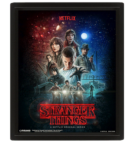 Stranger Things Lenticular Wall Art Stranger Things Lenticular Wall Art