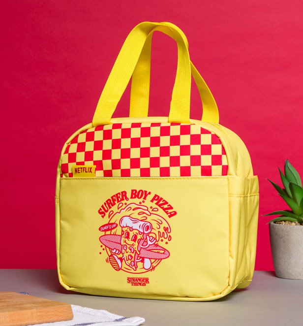 Stranger Things Surfer Boy Pizza Thermal Lunch Box