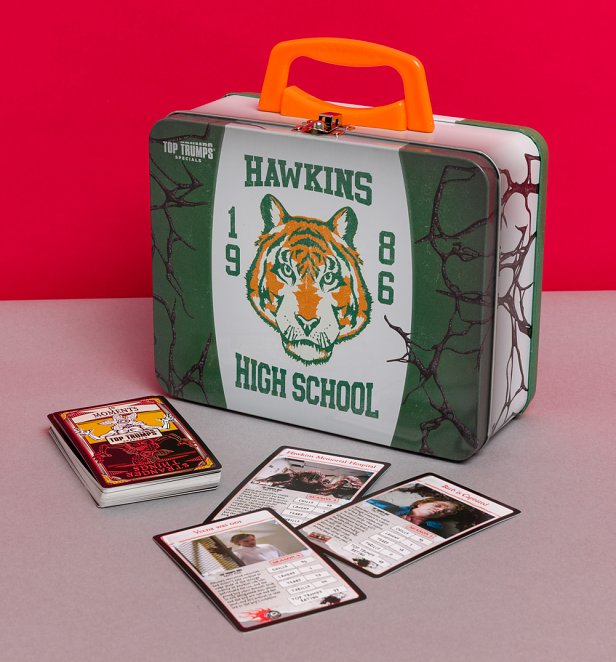 Stranger Things Top Trumps Collectors Lunch Box Tin