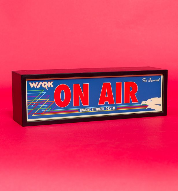 Stranger Things WSQK On Air Light Stranger Things WSQK On Air Light