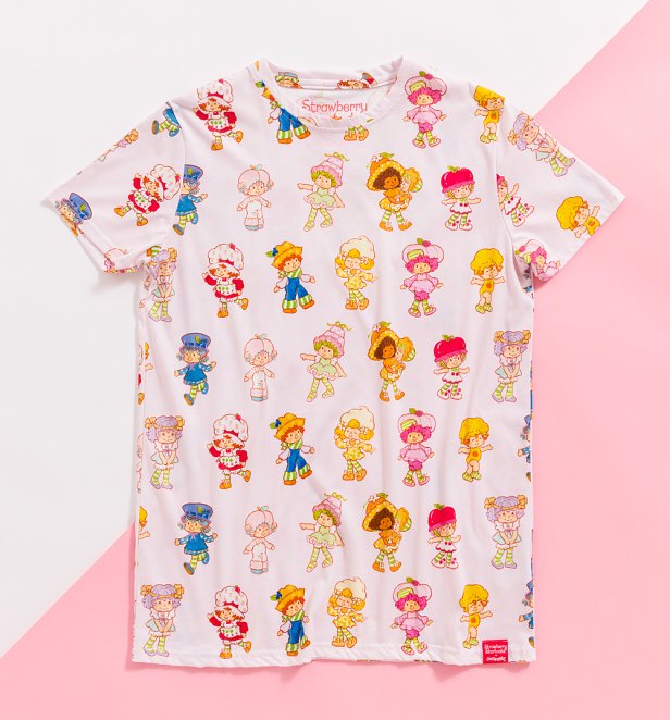 Strawberry Shortcake And Friends All Over Print T-Shirt from Cakeworthy