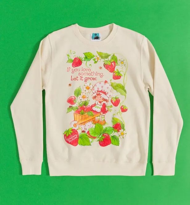 Strawberry Shortcake Let It Grow Vanilla Sweater