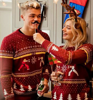 Street Fighter Knitted Fair Isle Jumper Street Fighter Knitted Fair Isle Jumper