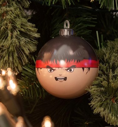 Street Fighter Ryu Christmas Decoration from Bauble Heads Street Fighter Ryu Christmas Decoration from Bauble Heads