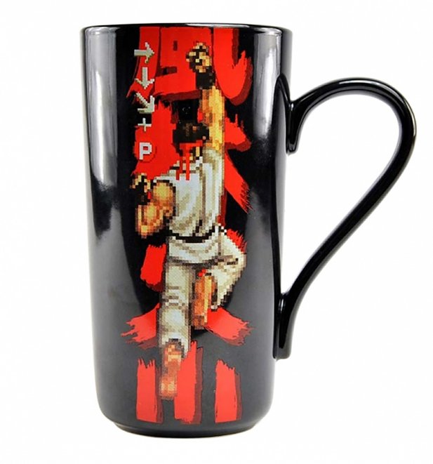Street Fighter Ryu Latte Mug Street Fighter Ryu Latte Mug