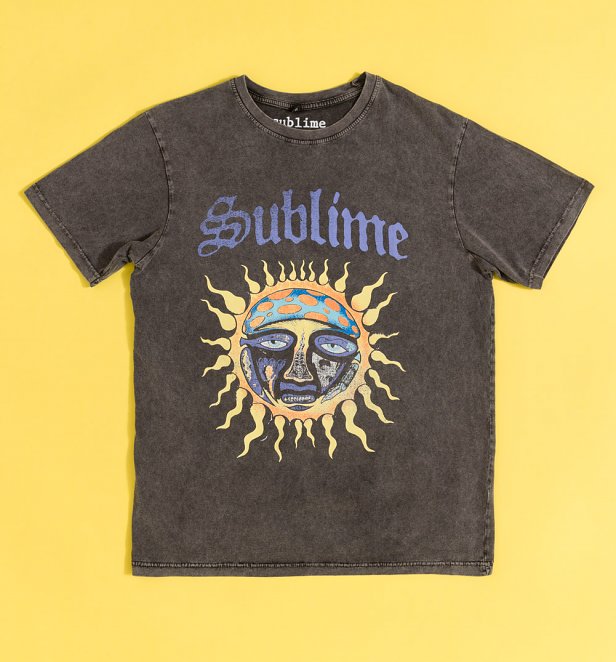 Sublime Sun Logo Charcoal T-Shirt