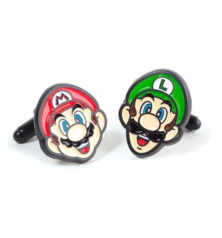Super Mario Brothers Cufflinks from Difuzed Super Mario Brothers Cufflinks from Difuzed