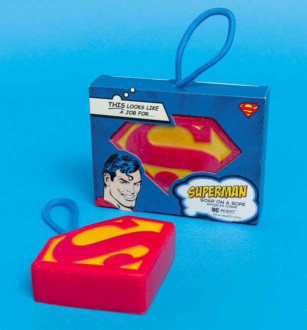 Superman Soap On A Rope from Mad Beauty