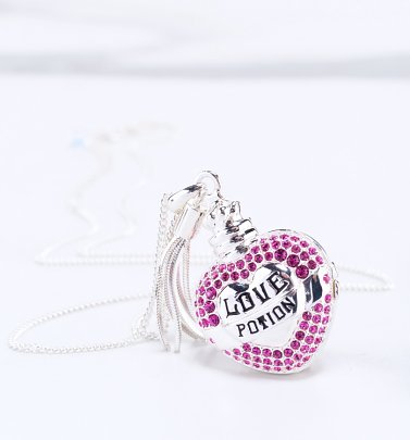 Swarovski Crystal Embellished Harry Potter Love Potion Locket Necklace Swarovski Crystal Embellished Harry Potter Love Potion Locket Necklace
