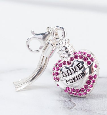 Swarovski Crystal Embellished Harry Potter Love Potion Slider Charm Swarovski Crystal Embellished Harry Potter Love Potion Slider Charm