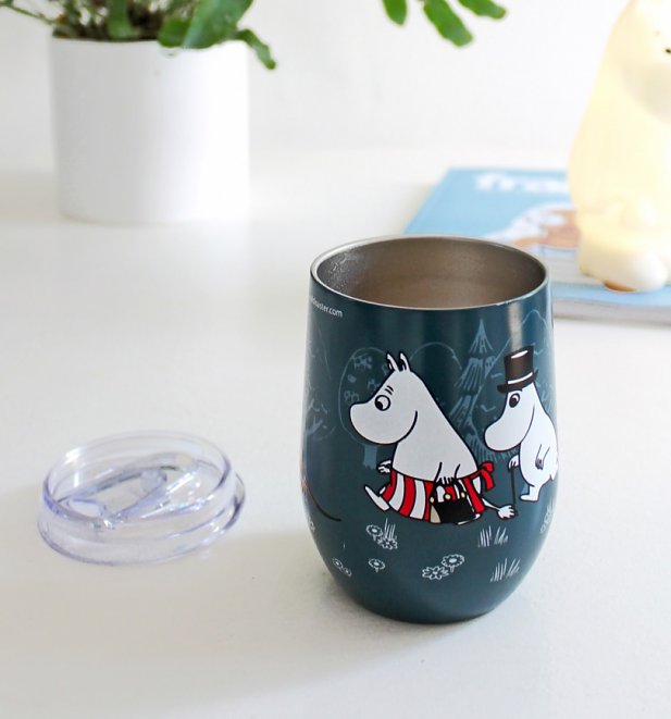 Teal Moomin Forest Travel Cup from House Of Disaster