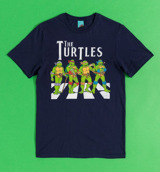 Teenage Mutant Ninja Turtles Abbey Road Navy T-Shirt Teenage Mutant Ninja Turtles Abbey Road Navy T-Shirt