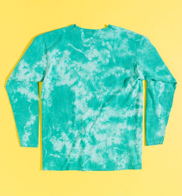 Teenage Mutant Ninja Turtles Green Tie Dye Long Sleeve TShirt