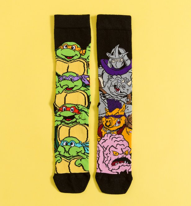 Teenage Mutant Ninja Turtles Heroes And Villains Socks Teenage Mutant Ninja Turtles Heroes And Villains Socks