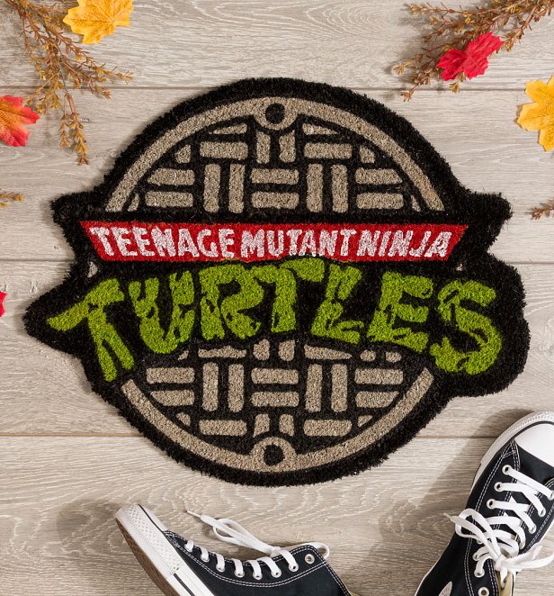 Teenage Mutant Ninja Turtles Sewer Lid Door Mat