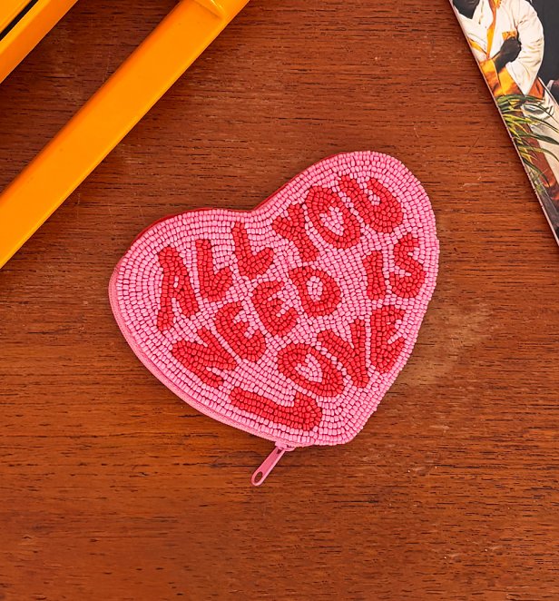 The Beatles All You Need Is Love Heart Purse