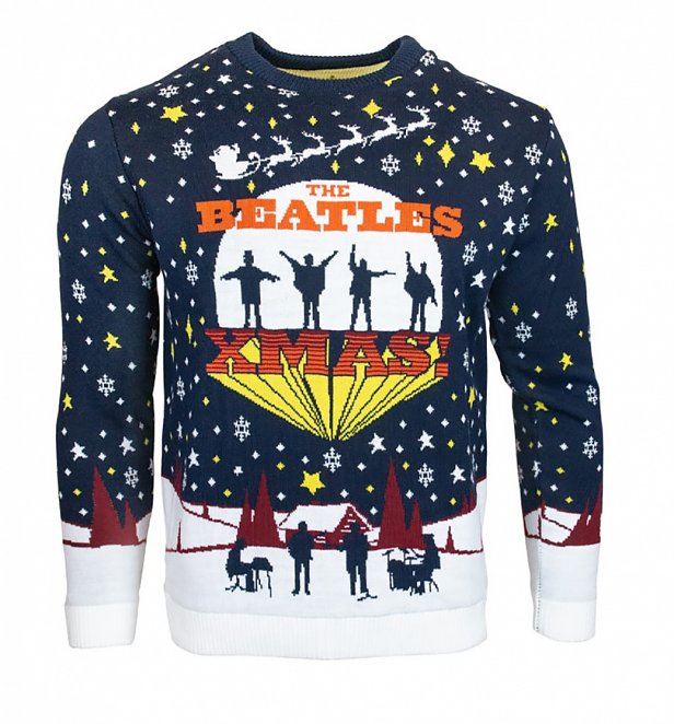 The Beatles Knitted Christmas Jumper The Beatles Knitted Christmas Jumper