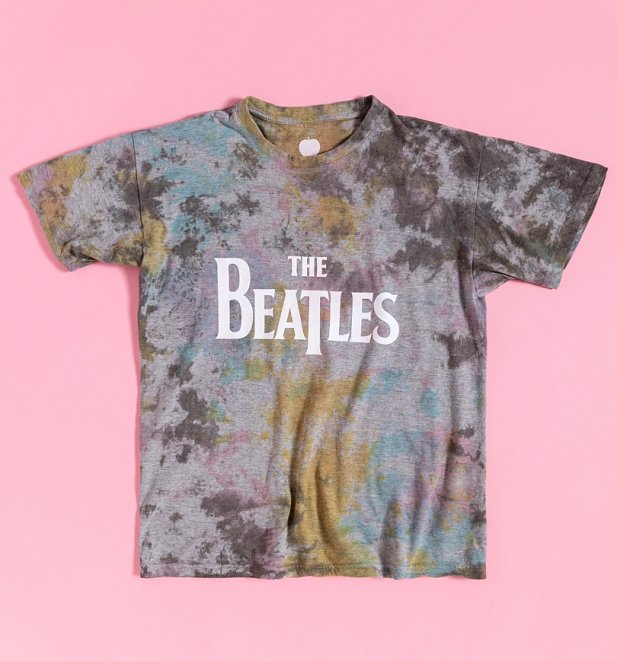 The Beatles Logo Tie-Dye T-Shirt