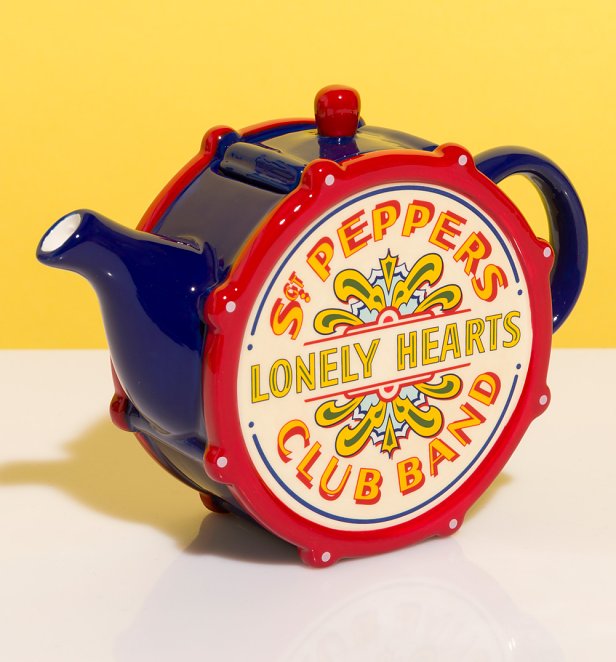 The Beatles Sgt. Pepper Drum Shaped Teapot