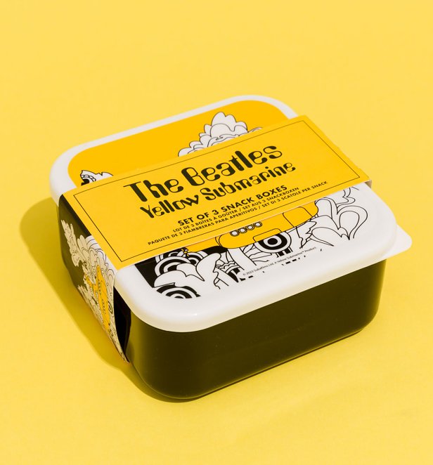 The Beatles Yellow Submarine Set Of Three Snack Boxes 2868