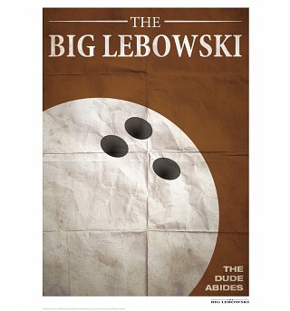 The Big Lebowski 11.7" x 16.5" Art Print The Big Lebowski 11.7" x 16.5" Art Print