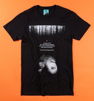 The Blair Witch Project Movie Poster Black T-Shirt The Blair Witch Project Movie Poster Black T-Shirt