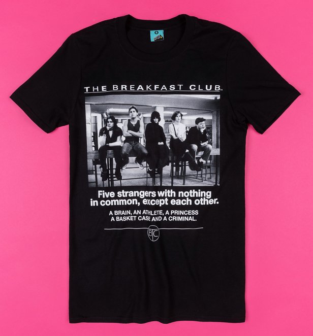 The Breakfast Club Detention Black T-Shirt The Breakfast Club Detention Black T-Shirt