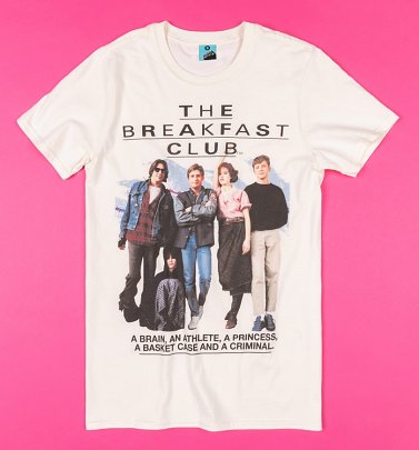 The Breakfast Club Retro Ecru T-Shirt The Breakfast Club Retro Ecru T-Shirt