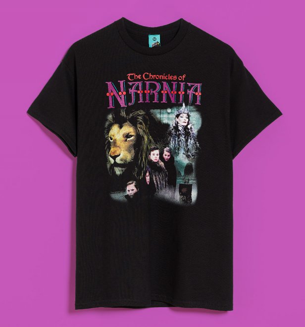 The Chronicles Of Narnia Inspired Black T-Shirt The Chronicles Of Narnia Inspired Black T-Shirt
