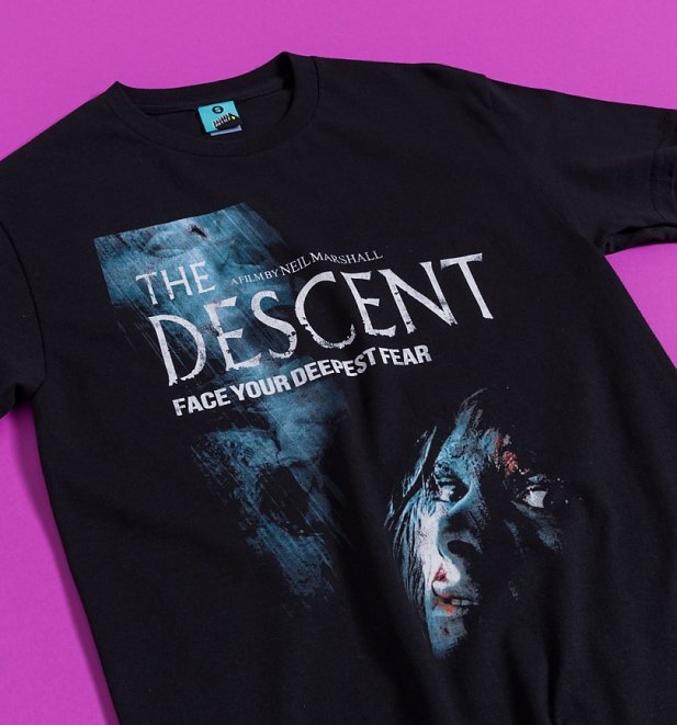 The Descent Movie Poster Black T-Shirt
