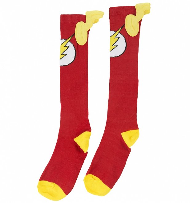 The Flash Knee High Socks with Wings The Flash Knee High Socks with Wings