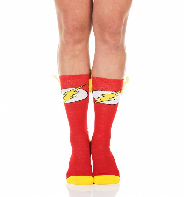 The Flash Knee High Socks with Wings The Flash Knee High Socks with Wings