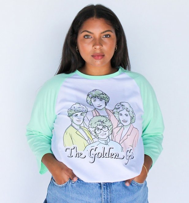 The Golden Girls Raglan Long Sleeve T-Shirt from Cakeworthy