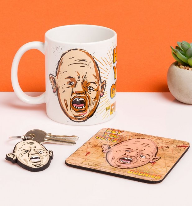 The Goonies Mug Coaster and Keychain Gift Set