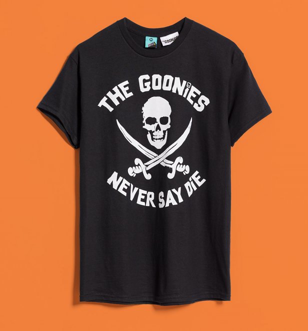 The Goonies Never Say Die Black T-Shirt