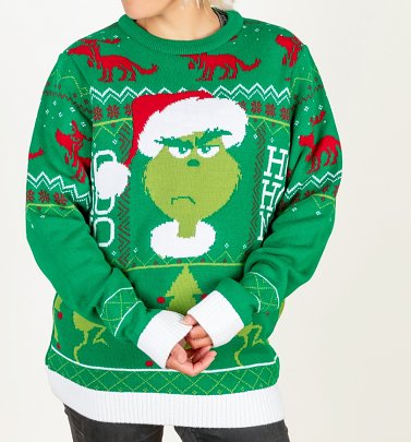 The Grinch Knitted Christmas Jumper The Grinch Knitted Christmas Jumper